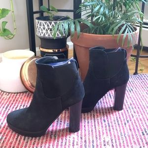 Vince Camuto platform ankle booties